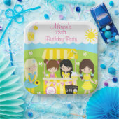 サンシャインアンドレモネード誕生日 ペーパープレート (パーティー)