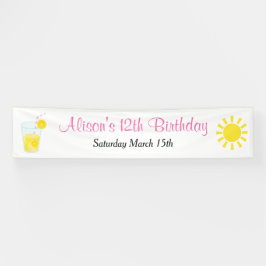 サンシャインアンドレモネード誕生日 横断幕