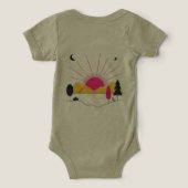 サンシャインアートデザインファッションTシャツ (デザイン裏面)