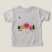 サンシャインアートデザインファッションTシャツ (デザイン裏面)