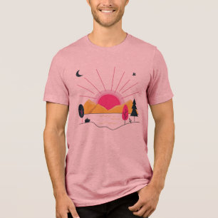 サンシャインアートデザインファッションTシャツ トライブレンドTシャツ