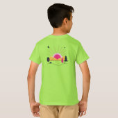 サンシャインアートデザインファッションTシャツ Tシャツ (裏面フル)