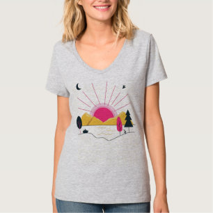 サンシャインアートデザインファッションTシャツ Tシャツ