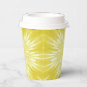 サンシャインイエロフェイクートルデザイン 紙コップ (右)