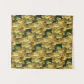 サンシャインイエローのチューリップ タペストリー (正面(横))