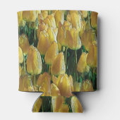 サンシャインイエローのチューリップ 缶クーラー (裏面)