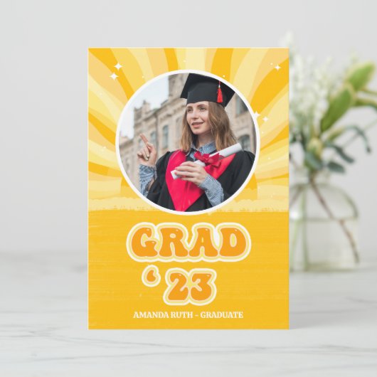 サンシャインイエローグラード発表 案内状 (スタンド正面)