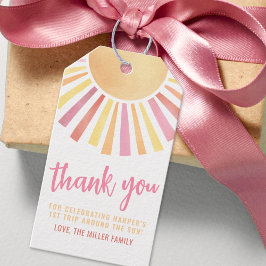 サンシャインイエローサン ギフトタグ