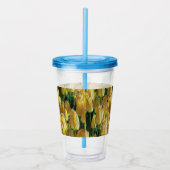 サンシャインイエローチューリップ アクリルタンブラー (右)