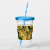 サンシャインイエローチューリップ アクリルタンブラー (裏面)