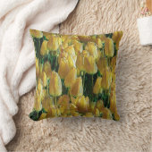 サンシャインイエローチューリップ クッション (ブランケット)