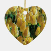 サンシャインイエローチューリップ セラミックオーナメント (裏面)