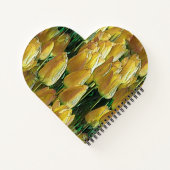 サンシャインイエローチューリップ ノートブック (裏面)