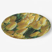 サンシャインイエローチューリップ ペーパープレート (アングル)