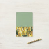 サンシャインイエローチューリップ ポストイット (デスク上)