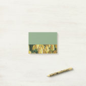 サンシャインイエローチューリップ ポストイット (デスク上)