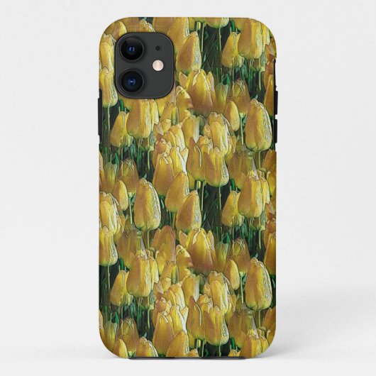 サンシャインイエローチューリップ Case-Mate iPhoneケース (裏面)