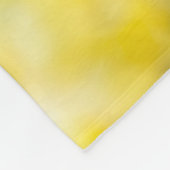 サンシャインイエローフワフワフワのチキンブルー – アイドバード フリースブランケット (角)