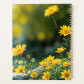 サンシャインイエローフワフワフワのチキンブルー – アイドバード プランナー手帳 (裏面)