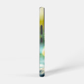 サンシャインイエローフワフワフワのチキンブルー – アイドバード SAMSUNG GALAXYケース (右側面)