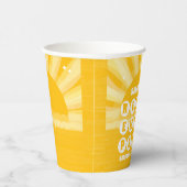サンシャインイエローリタイアメントパーティー 紙コップ (右)