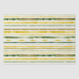 サンシャインイエロー&グリーンストライプ 薄葉紙