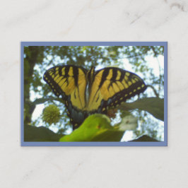 サンシャインイエロー（昆虫）オオカバマダラ、モナーク 名刺