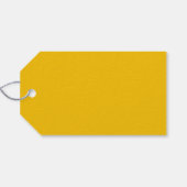 サンシャインイエロ無地のーカラー ギフトタグ (裏面横)