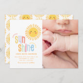 サンシャインイラストレーション写真誕生のお知らせ (正面/裏面)