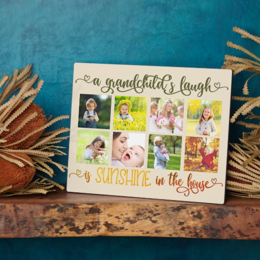 サンシャインインザハウス孫引用文写真 フォトプラーク (側面)