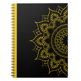サンシャインインスピレーション – Golden Mandala Notebook ノートブック