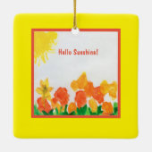 サンシャインウォーターカラーフローラ セラミックオーナメント (裏面)