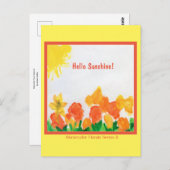 サンシャインウォーターカラーフローラ ポストカード (正面/裏面)