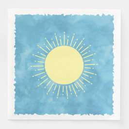 サンシャインウォーターカラーベビーシャワー背景カスタム