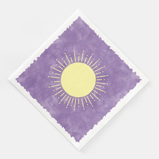 サンシャインウォーターカラーベビーシャワー背景カスタム (コーナー)