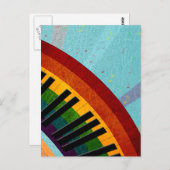 サンシャインウォーター反射ピアノ ポストカード (正面/裏面)