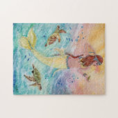 サンシャインウミガメ付き海人魚パズル ジグソーパズル (横)