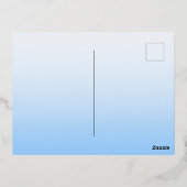 サンシャインエンジェル女性天国カラフルラブリーティ 箔シーズンポストカード (裏面)