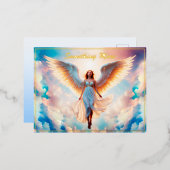 サンシャインエンジェル女性天国カラフルラブリーティ 箔シーズンポストカード (正面/裏面)