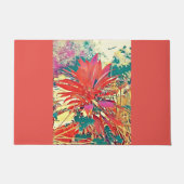 サンシャインオレンジグリーンブッシュグラフィックス紅葉 ドアマット (正面)