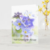 サンシャインオンブルー忘れミーノーツ カード (黄色い花)