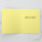 サンシャインカスタムメッセージ サンキューカード (内部)