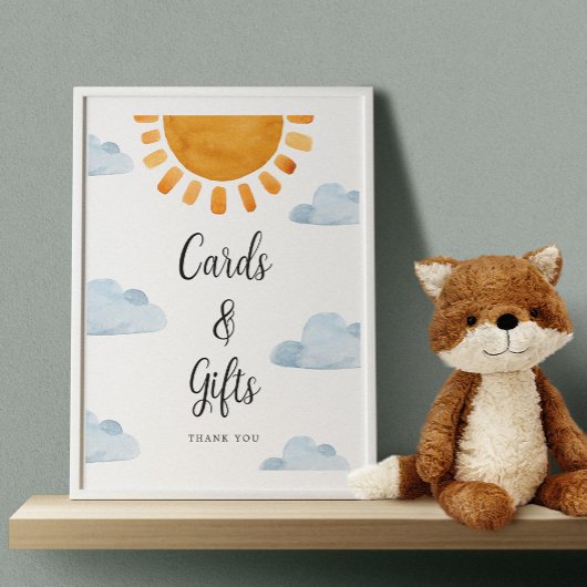 サンシャインカードとギフトサイン ポスター