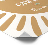 サンシャインカードとギフトパーティー標識 ポスター (角)