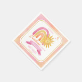 サンシャインガールベイビーシャワー スタンダードカクテルナプキン (角)