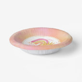 サンシャインガールベイビーシャワー ペーパーボウル (傾斜あり)