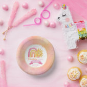 サンシャインガールベイビーシャワー ペーパーボウル (パーティー)