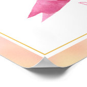 サンシャインガールベイビーシャワー ポスター (角)