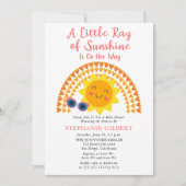 サンシャインガールベイビーシャワー 招待状 (正面)