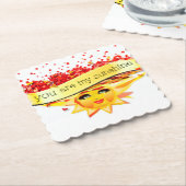 サンシャインキス ペーパーコースター (アングル)